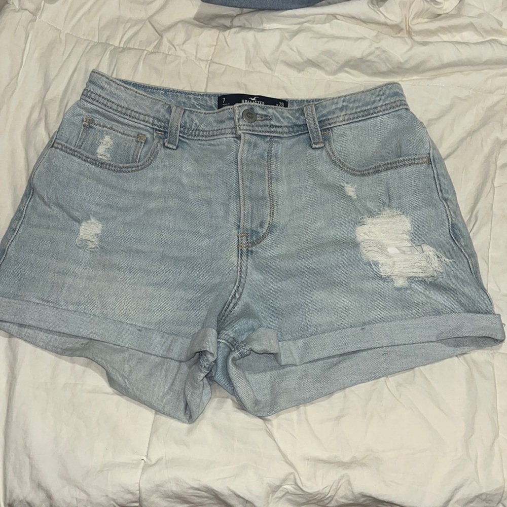 Hollister jean shorts
